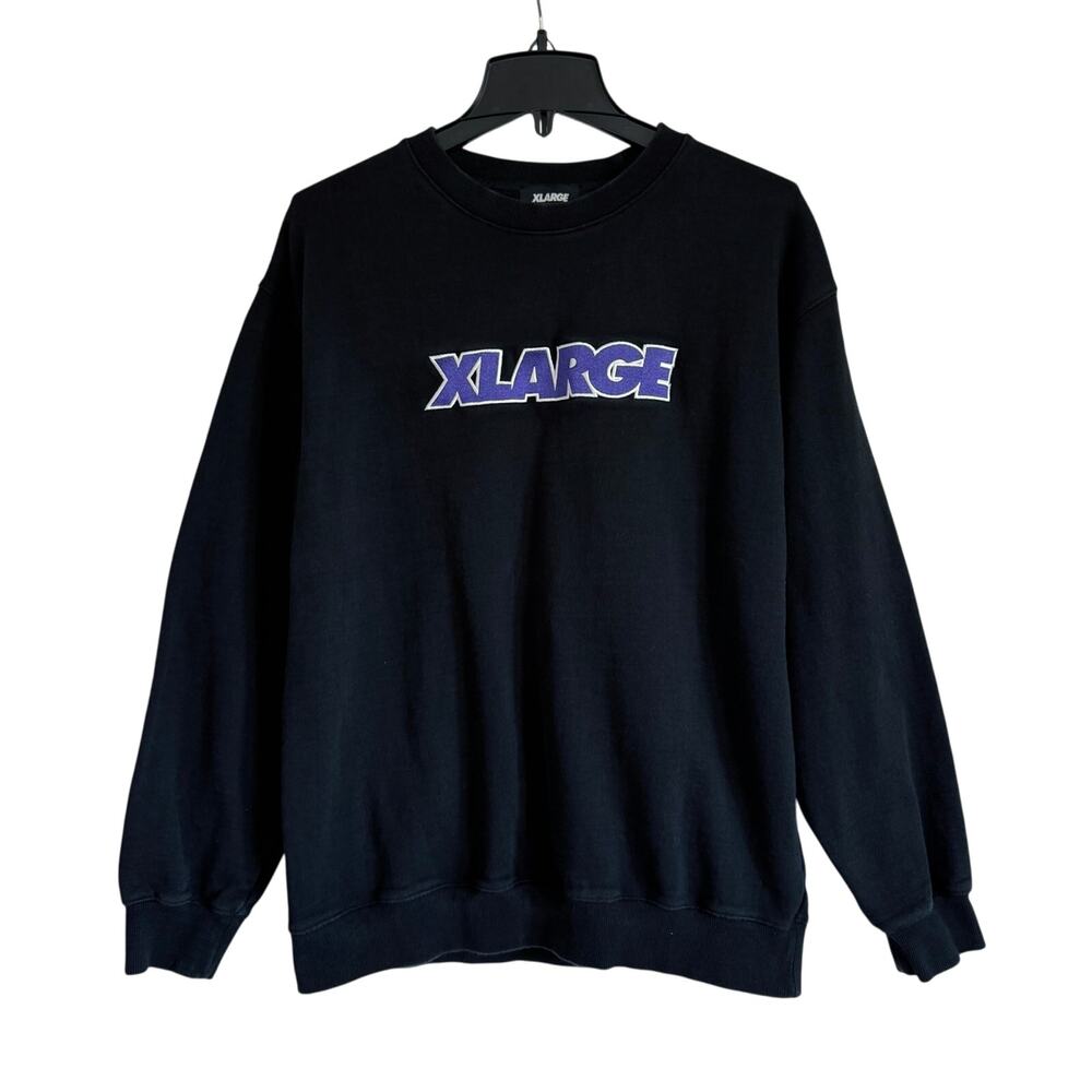 XLARGE LOGO SWEATSHIRT BLACK